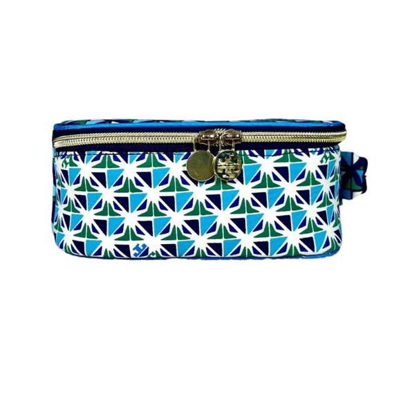 TORY BURCH X NEIMAN MARCUS X TARGET Blue Kaleidoscope Lunch Box Bag - Picture 8 of 16